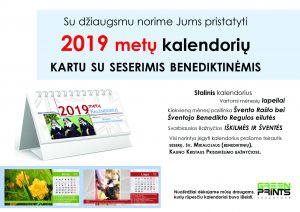 2019 m. kalendorius